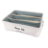 Maxbell 3 Grids Underwear Storage Box Container Cloth Organizer Cube Basket  Green