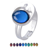 Max Alloy Emotion Feeling Color Change Mood Ring Temperature Ring Moon