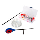 Maxbell Winter Fishing Set Ice Fishing Jigs Kit Angling Ice Fishing Rod Top Tip