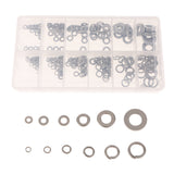 Max Maxb 350PCS M3-M10 Stainless Steel Flat & Spring Lock Washers Assortment Set
