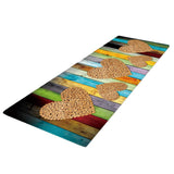 Maxbell Absorbent Door Mat Non Slip Runner Rug Love pattern 40x120cm