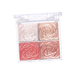 Maxbell Highlighter Eyeshadow Palette Highly Pigmented Professional Smooth Girl Stytle A