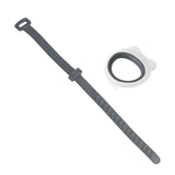 Maxbell Toilet Seat Lifter Cover Lid Handle Resusable for Travel Restaurant Grey White