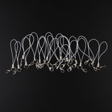 Maxbell 20pcs DIY Mobile Cellphone Keychain Lanyard Charms DIY Rope White
