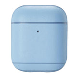 Maxbell Protective Leather Case Cover - Anti Lost Skin Case for Airpods Sky Blue