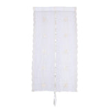 Max Maxb Embroidered Voile Curtain Single Panel Light Yellow 80x150CM_31.5x59.1 inch