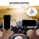 Max Maxb Universal Phone Holder Handlebar Mount Bracket Stand For Motorcycle Silver
