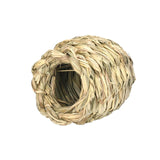 Maxbell Hanging Straw Cage Bed Hideaway Hut Rabbit Grass House for Hedgehog Bunny