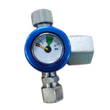 Maxbell 0-25Mpa Acetylene Flow Meter Gas Regulator Flowmeter Welding Gauge