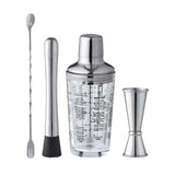 Maxbell Cocktail shaker Drink Mixing Cold Resistance clear for Home D