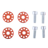 Max Universal Motorcycle Screws License Plate Frame Bolts Fasteners 6mm Orange