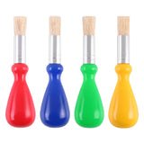 Maxbell 4 Pieces Paint Brushes Reusable Artists Brush for Kids Adults Hobby Painting
