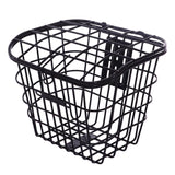 Maxbell Bike Basket Quick Release Front Handlebar Removable for Man Boys Woman Girls Black