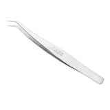Maxbell Curved Pointed Stainless Steel Tweezer Nipper for Eyelash Extensions