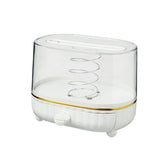 Maxbell Maxbell Tissue Box Cover Napkin Dispenser Transparent for Living Room Durable Modern White