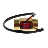 Maxbell 30cm G3/4'' Hall Effect Liquid Water Flow Sensor Switch Flowmeter Fluid Meter 2-50L/min DC 5V-15V 1.75MPa Water Flow Sensor