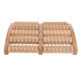 Max Maxb Wooden Foot Massage Roller Feet Massager for Plantar Fasciitis Pain Fatigue