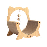Maxbell Cat Scratcher Sofa Pad Scratching Board Interactive Play Toy for Kitten Ears Round40x40x25cm