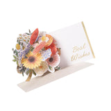 Maxbell Pop up Flower Greeting Card Anniversary for Valentines Mom Family Red