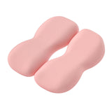 Maxbell Back Seat Support Cushion Pillow Hip Waist Soft for Chairs Office Stools Pink