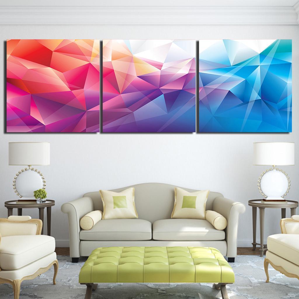 Max HD 3P Modern Abstract Landscape Canvas Art Wall Pictures for Homes Style 05