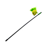 Maxbell Cat Teaser Wand Toy Playing Dog Training Puppy Interactive Cat Feather Toys Green