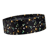 Maxbell Resistance Band Comfortable Pull up Assist Elastic for Fitness Squat Thigh Black Floral