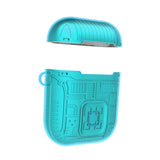 Max Headphones Case Dustproof Soft Silicone for Apple airpods 1st earphone Mint Green