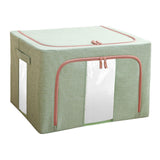 Maxbell Foldaway Quilt Organizer Bin 24L Practical Container for home Green