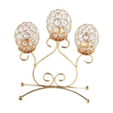 Maxbell Metal Tealight Candelabra Modern Accessories Luxury for Countertop Banquet