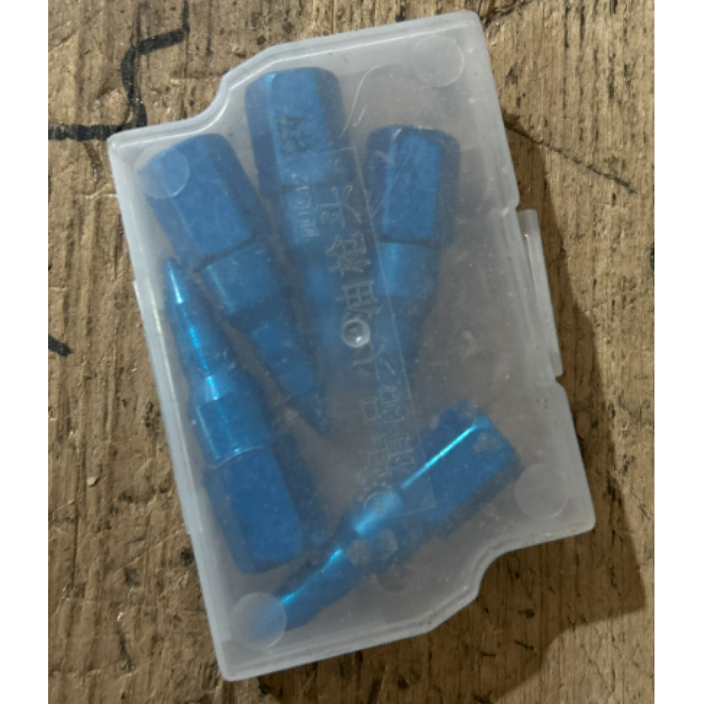 Maxbell 5Pcs Butter Tip Nozzle Wear Resistant Alloy for Butter Machine Accessories Blue