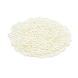 Maxbell Round Plastic Pearl Spacer Loose Beads for DIY Craft Beige 1000 Pieces 3mm