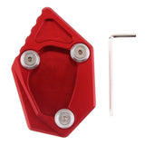Maxbell Motorcycle kick Stand Pad Enlarger for Yamaha SMAX 250 300 400 Red