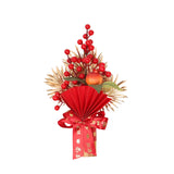 Maxbell Chinese New Year Decorations Lucky Tree Ornament Adornment for Living Room Height 30cm