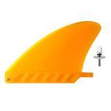 Maxbell Surfboard Fins Soft Top Single Center Fins Stand up Paddle Boards Single Fin Orange