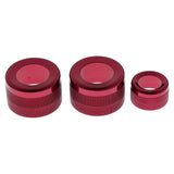 Max Maxb 3 Pieces A/C Control Radio Volume Knob Ring Trim for BMW 1 2 3 Series Red