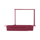 Maxbell Telescopic Sink Tidy Holder Telescoping Sink for Kitchen Home Bathroom red