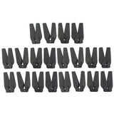 Max 20pcs RC Drone Propeller Props for E58 S168 JY019 Four-axle Aircraft Black