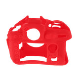 Max Detachable Silicone Camera Protective Case Cover Shell for Nikon D810 Red