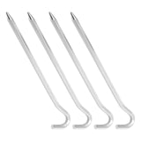 Maxbell 4x Ground Nails Nail Spikes Tent Pegs Garden Stakes for Camping Awning Canopy