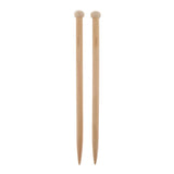 Maxbell 2x Large Wood Chunky Crochet Hooks Needle Knitting Needle Weaving Tools 15mm