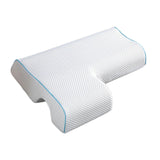 Maxbell Ergonomic Couples Pillow for Friends Couples Birthday Gift White Right