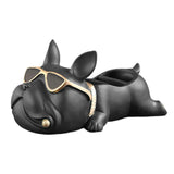 Maxbell Statue Storage Tray Ornaments Art Multi Functional for Candy Porch Fruit Black