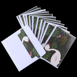 Max Creative Gilding Paper All Occasion Greeting Cards Blank cute flamingo