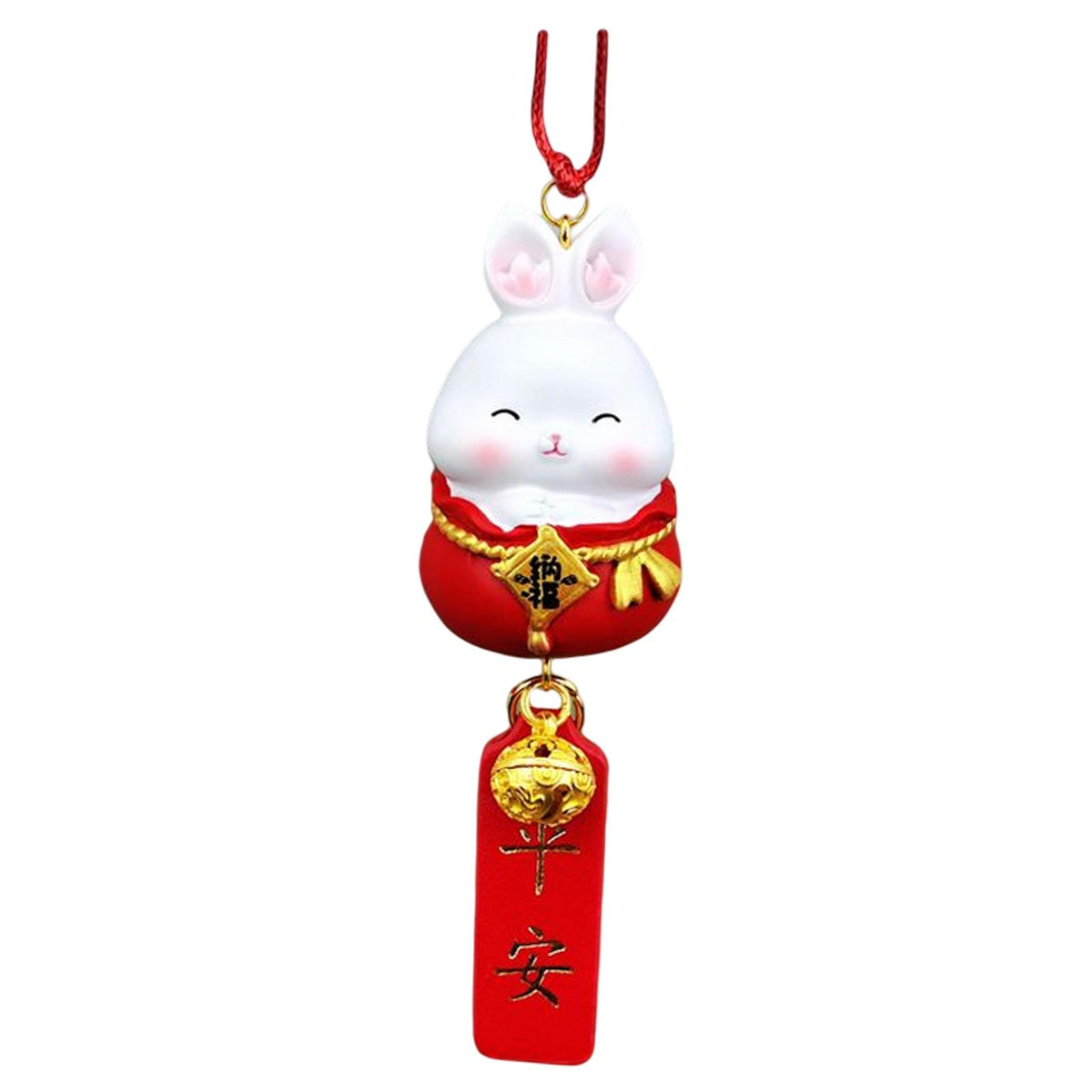 Maxbell car Rabbit Pendant Charms Ornament Resin for Doors Cafes Windows Style A