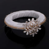 Maxbell Wedding Feast Crystal Napkin Rings Serviette Holder Dinner Table Party Decor