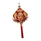 Maxbell Chinese New Year Decoration Traditional Tassel Pendant for Bedroom Tree Shop Square