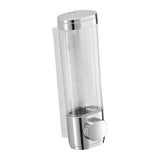 Maxbell Hand Soap Dispenser Wall Mounted Shower Soap for Bathroom Hotel Washroom Silver Single