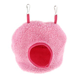 Maxbell Parrot Bird Hammock Hanging Cave Snuggle Happy Hut Tent Bed Toy Rose Red