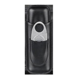 Maxbell Portable Leather storage Case Holds 2 storage Travel Box Sturdy for Party Favor Black B
